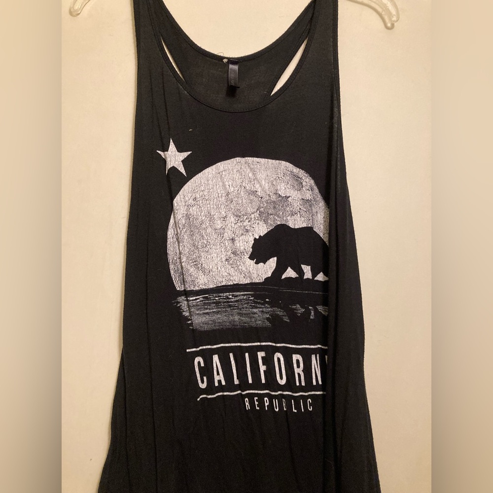 long black tank top